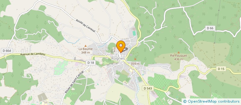 localisation de l'entreprise ASSOCIATION FAMILIALE RURALE DE ROGNES à ROGNES