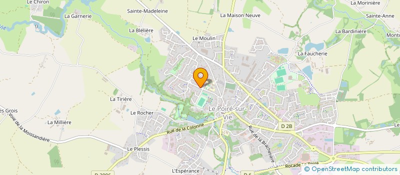 localisation de l'entreprise ASSOCIATION FAMILIALE RURALE INTERCOMMUNALE LE POIRE SUR VIE à LE POIRE-SUR-VIE