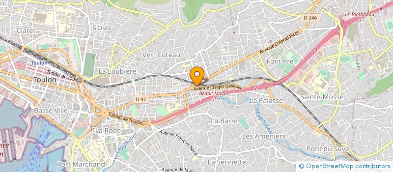 localisation de l'entreprise ASSOCIATION FAMILIALE TOULONNAISE à TOULON