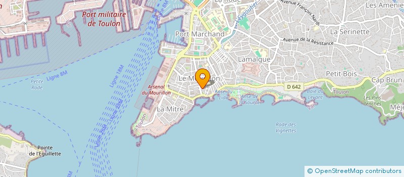 localisation de l'entreprise ASSOCIATION FAMILLE A COEUR 83  TOULON