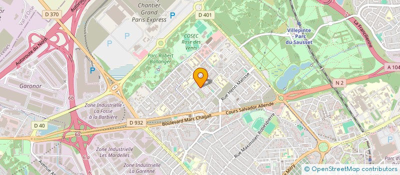 localisation de l'entreprise ASSOCIATION FAMILLE CHOISIE à AULNAY-SOUS-BOIS