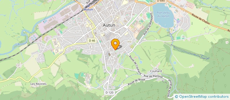 localisation de l'entreprise ASSOCIATION FAMILLE DE SCHOENSTATT EN SAONE-ET-LOIRE  AUTUN