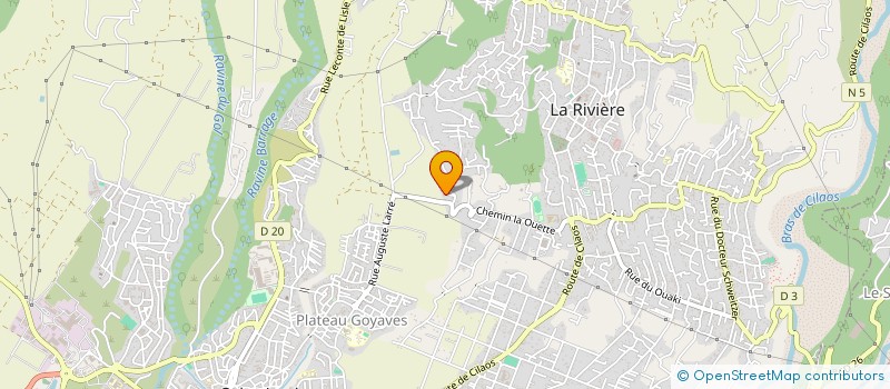 localisation de l'entreprise ASSOCIATION FAMILLE, EDUCATION POPULAIRE, AMITIE ET SOLIDARITE DE LA REUNION à SAINT-LOUIS