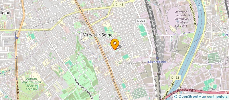 localisation de l'entreprise ASSOCIATION FAMILLE NGOOH à VITRY-SUR-SEINE