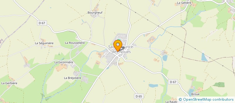 localisation de l'entreprise ASSOCIATION FAMILLE RURALE  SAINT-MAURICE-DES-NOUES