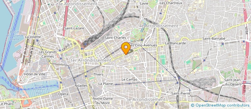 localisation de l'entreprise ASSOCIATION FAMILLE SOLIDARITE ET CULTURES à MARSEILLE