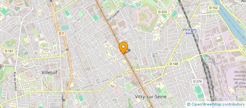 localisation de l'entreprise ASSOCIATION FAMILLE UNIE A MOUGNAN à VITRY-SUR-SEINE