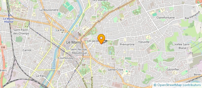 localisation de l'entreprise ASSOCIATION FAMILLES CHAPO à LE MANS