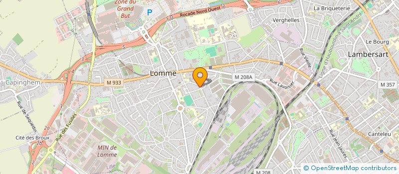 localisation de l'entreprise ASSOCIATION FAMILLES DE LOMME à LILLE