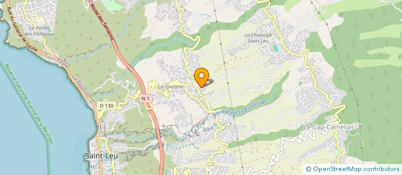 localisation de l'entreprise ASSOCIATION FAMILLES OUEST à SAINT-LEU