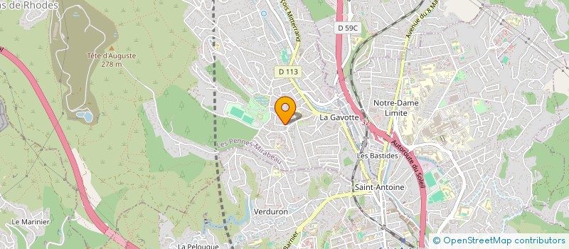 localisation de l'entreprise ASSOCIATION FAMILLES PENNOISES (AFP) à LES PENNES-MIRABEAU