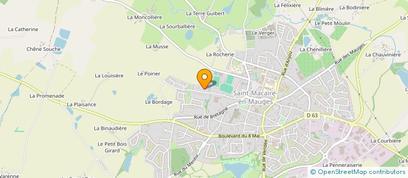 localisation de l'entreprise ASSOCIATION FAMILLES RURALES à SEVREMOINE