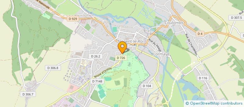 localisation de l'entreprise ASSOCIATION FAMILLES RURALES à NOGENT-LE-ROI