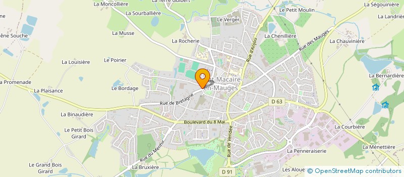 localisation de l'entreprise ASSOCIATION FAMILLES RURALES à SEVREMOINE