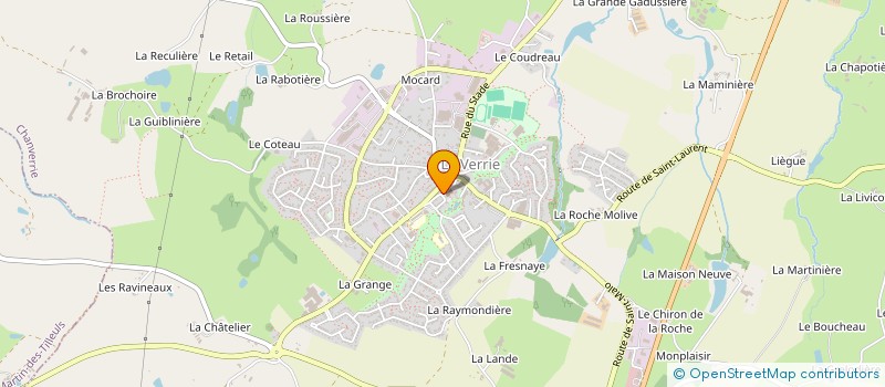 localisation de l'entreprise ASSOCIATION FAMILLES RURALES à CHANVERRIE