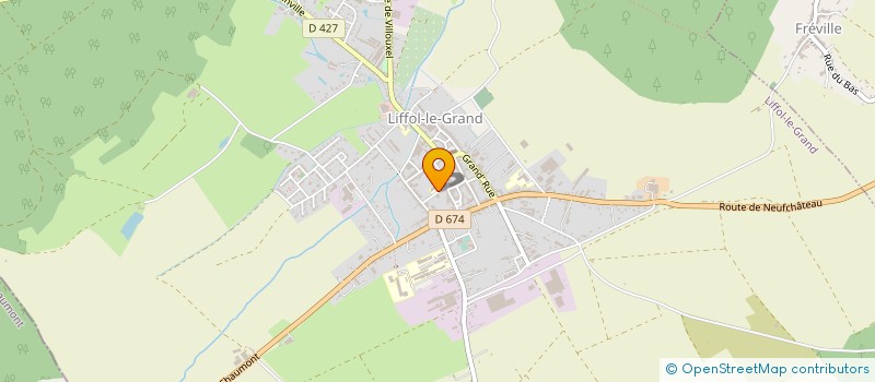 localisation de l'entreprise ASSOCIATION FAMILLES RURALES  LIFFOL-LE-GRAND