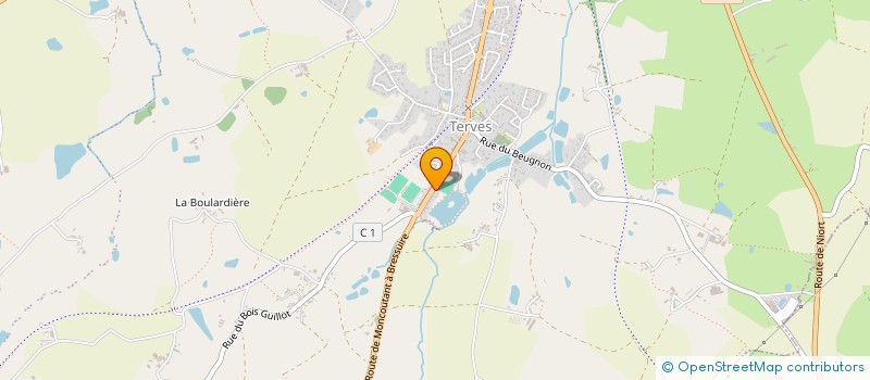 localisation de l'entreprise ASSOCIATION FAMILLES RURALES  BRESSUIRE