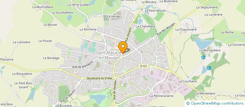 localisation de l'entreprise ASSOCIATION FAMILLES RURALES à SEVREMOINE