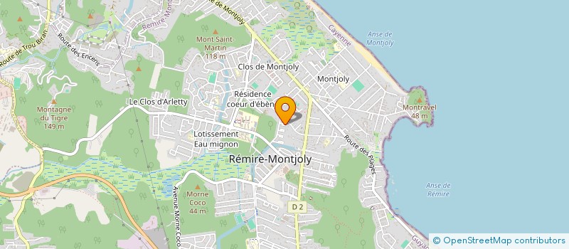 localisation de l'entreprise ASSOCIATION FAMILLES RURALES DE GUYANE à REMIRE-MONTJOLY