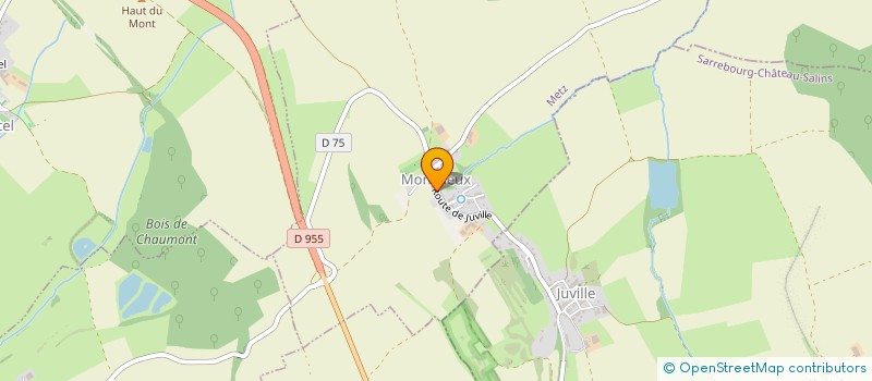 localisation de l'entreprise ASSOCIATION FAMILLES RURALES DE MONCHEUX  MONCHEUX