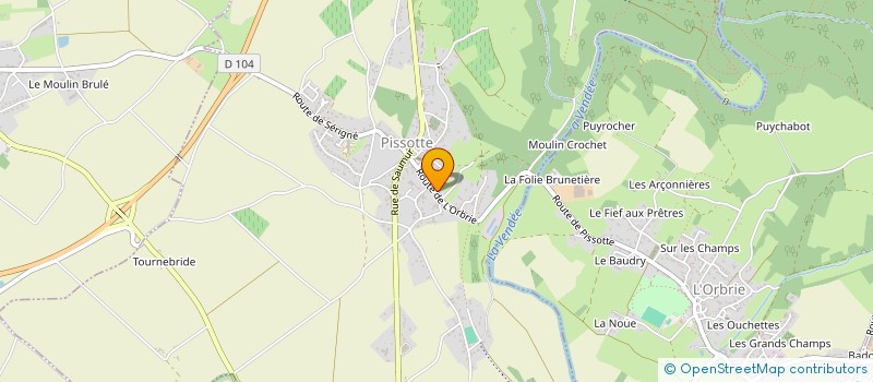 localisation de l'entreprise ASSOCIATION FAMILLES RURALES DE PISSOTTE à PISSOTTE