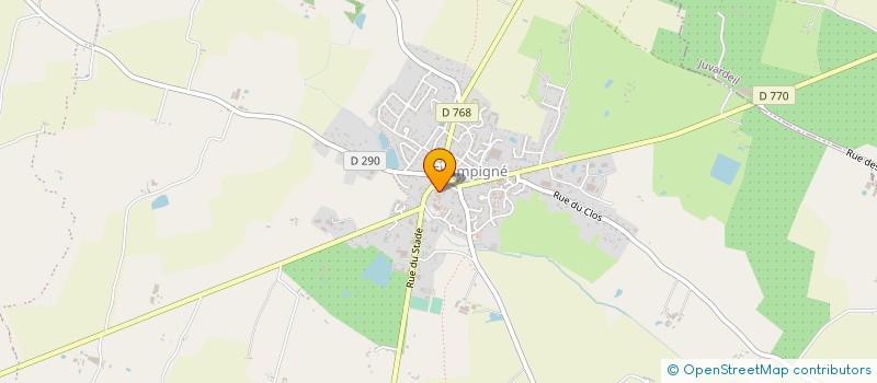 localisation de l'entreprise ASSOCIATION FAMILLES RURALES DES HAUTS D'ANJOU à LES HAUTS-D'ANJOU