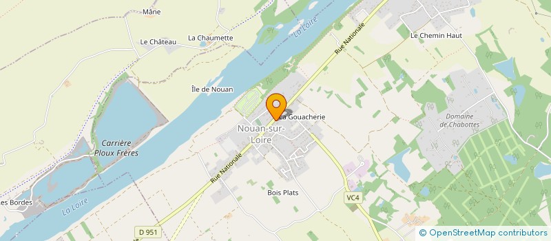 localisation de l'entreprise ASSOCIATION FAMILLES RURALES SAINT LAURENT NOUAN  SAINT-LAURENT-NOUAN