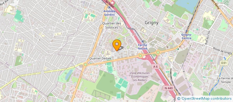 localisation de l'entreprise ASSOCIATION FAMILLES SOLIDAIRES à GRIGNY
