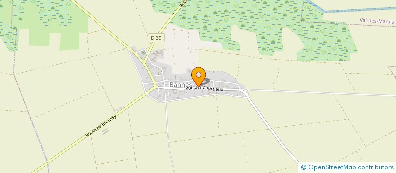 localisation de l'entreprise ASSOCIATION FANFARE ET MUSIQUE DE BANNES  BANNES