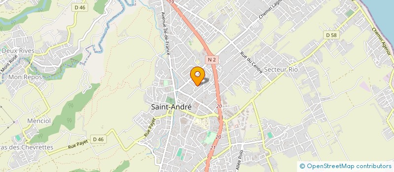 localisation de l'entreprise ASSOCIATION FANJA MALOYA à SAINT-ANDRE