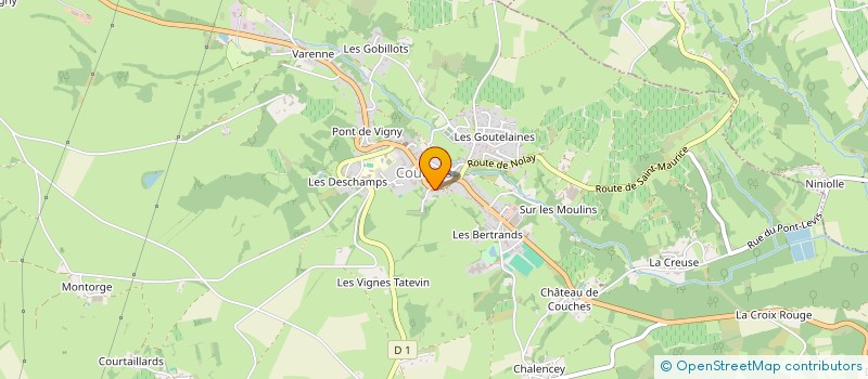 localisation de l'entreprise ASSOCIATION FARANDOLE à COUCHES