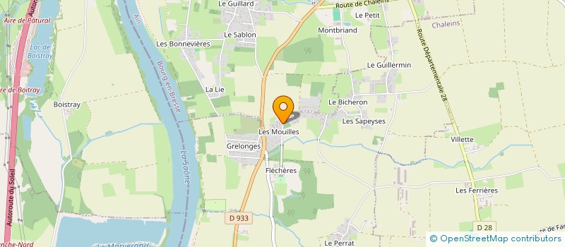 localisation de l'entreprise ASSOCIATION FARINOISE SPORT SANTE CULTURE  FAREINS