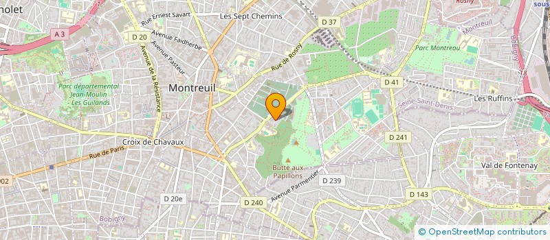 localisation de l'entreprise ASSOCIATION FATOUNASYLLAMAKAN MONTREUIL à MONTREUIL