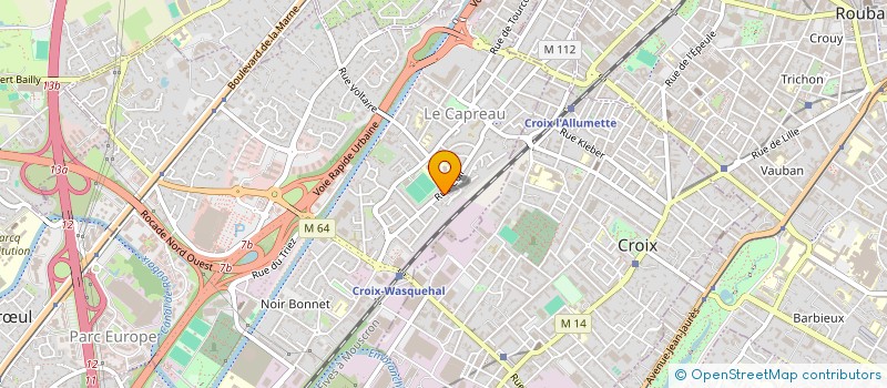 localisation de l'entreprise ASSOCIATION FAUTE DE FRAPPE  WASQUEHAL