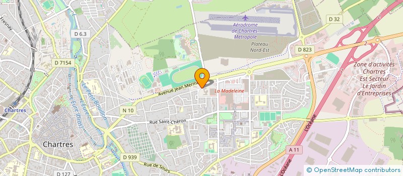 localisation de l'entreprise ASSOCIATION FD.CUMA 28 à CHARTRES