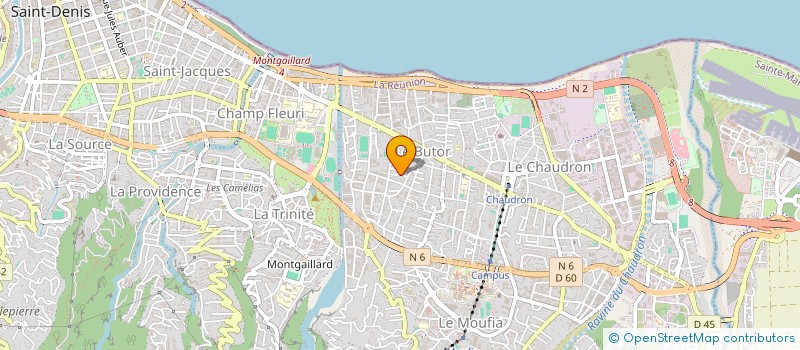 localisation de l'entreprise ASSOCIATION FE BOUGE NOUT QUARTIER à SAINT-DENIS