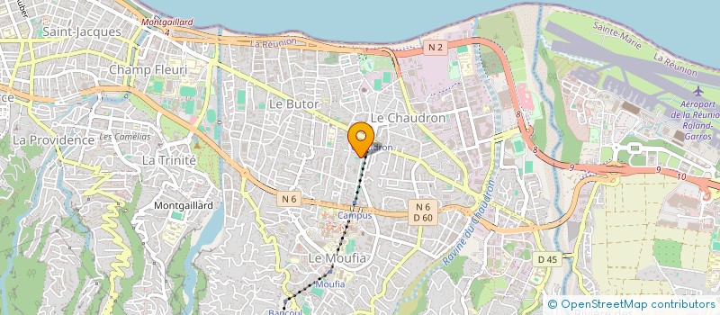 localisation de l'entreprise ASSOCIATION FE TOURN LA MIZIK 974 à SAINT-DENIS