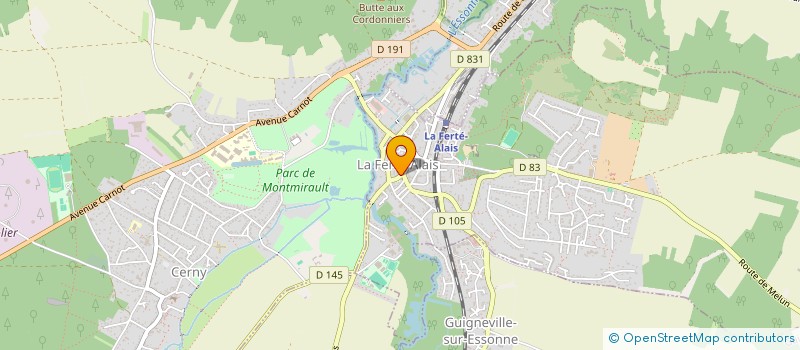 localisation de l'entreprise ASSOCIATION FEABAT à LA FERTE-ALAIS