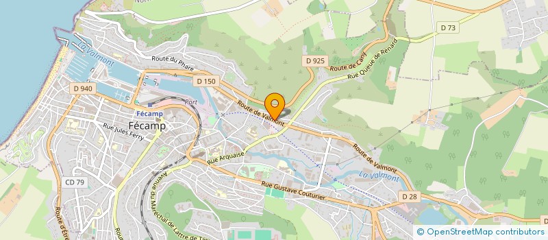 localisation de l'entreprise ASSOCIATION FECAMPOISE DE GYMNASTIQUE  FECAMP