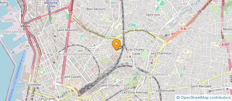 localisation de l'entreprise ASSOCIATION FECONDATION IN VITRO à MARSEILLE