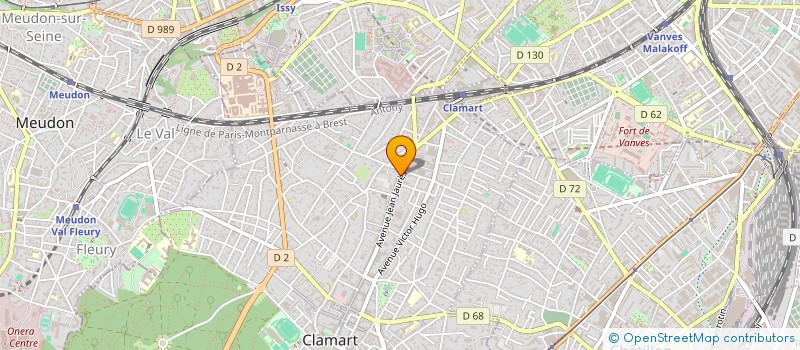 localisation de l'entreprise ASSOCIATION FED 92 à CLAMART