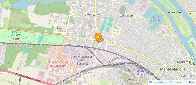 localisation de l'entreprise ASSOCIATION FEDDE KAWRAL MADINA  MANTES-LA-JOLIE