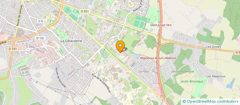 localisation de l'entreprise ASSOCIATION FEDERATIVE DES ETUDIANTS DE POITIERS à POITIERS