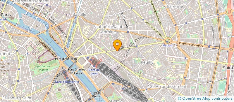 localisation de l'entreprise ASSOCIATION FEDERATIVE FRANCAISE DES SPORTIFS TRANSPLANTES ET DIALYSES (TRANS-FORME) à PARIS