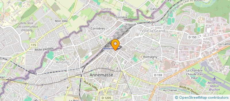 localisation de l'entreprise ASSOCIATION FEDEREE POUR LE DON DE SANG BENEVOLE A ANNEMASSE ET ENVIRONS (ADSB ANNEMASSE) à ANNEMASSE