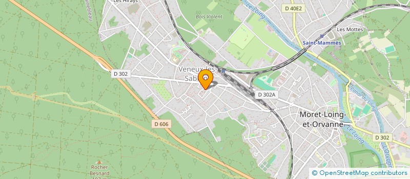 localisation de l'entreprise ASSOCIATION FEE BLEUE  MORET-LOING-ET-ORVANNE