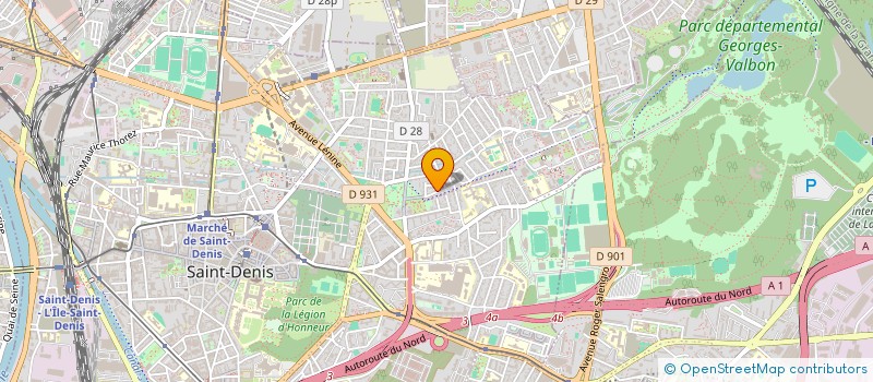 localisation de l'entreprise ASSOCIATION FEHMI AGANI à SAINT-DENIS