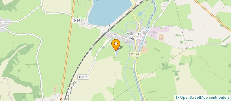 localisation de l'entreprise ASSOCIATION FELIN ORPHELIN 52 à VILLEGUSIEN-LE-LAC