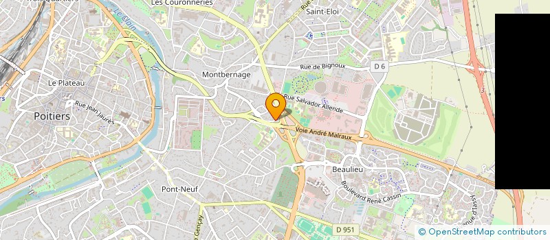 localisation de l'entreprise ASSOCIATION FEMININE POUR L'EDUCATION ET LA CULTURE à POITIERS