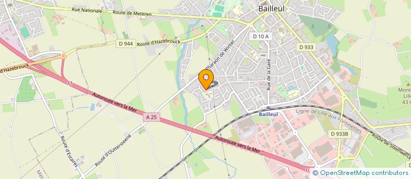 localisation de l'entreprise ASSOCIATION FEMMES ACTIVES à BAILLEUL
